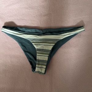 Bikini Bottom only - Blue / Stripe reversible